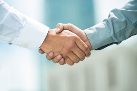 Large hand shake